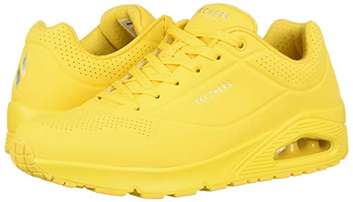 Image of Skechers Men's UNO-Stand ON AIR Yellow Sneaker (52458-YEL)