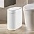 ELPHECO Motion Sensor Trash Can 2 Gallon Plastic Smart Garbage Can Waterproof Wastebasket Narrow Garbage Bin with Automatic lid for Bathroom, Bedroom, Kitchen, and Office