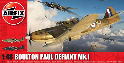 defiant model - Airfix Boulton Paul Defiant MK I 1:48 WWII Military Aviation Plastic Model Kit A05128A