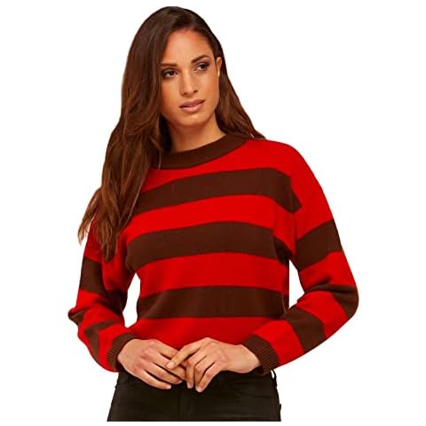 BRUNELLA GORI Crew-Neck Jumper - for Women, Autumn/Winter - Wool and Cashmere - 100% Made in Italy - Red-Brown, XL Cover