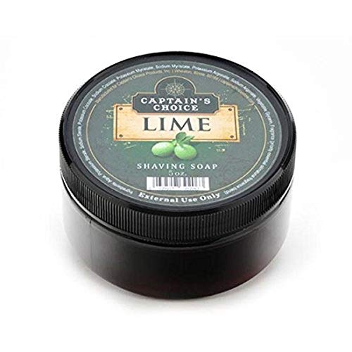 Captain's Choice, Lime Shaving Soap, 5 Ounce
