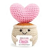 Giftota - Geschenk für Oma - Dankeschön Geschenk von Enkelkindern - Pocket Hug - Glücksbringer - Geschenke für Frauen - Geburtstagsgeschenk - Kleine Aufmerksamkeit & Deko