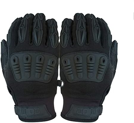 GIG GEAR ONYX Heavy Duty Safety Gloves with Finger Access-Touchscreen Gloves for Utility Construction and Theater Live Events (Medium)