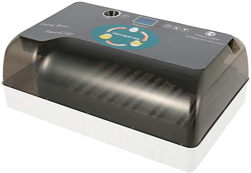 Egg Incubator Automatic Turning and Hatching Best Chicken Hatching Machine LED Display Automatic Rotation Adjustable Temperature Suitable for 4-35Eggs