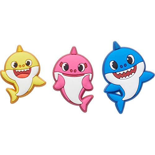 Image of Crocs Charms Character 3-Packs | Jibbitz Shoe, Baby Shark, Small