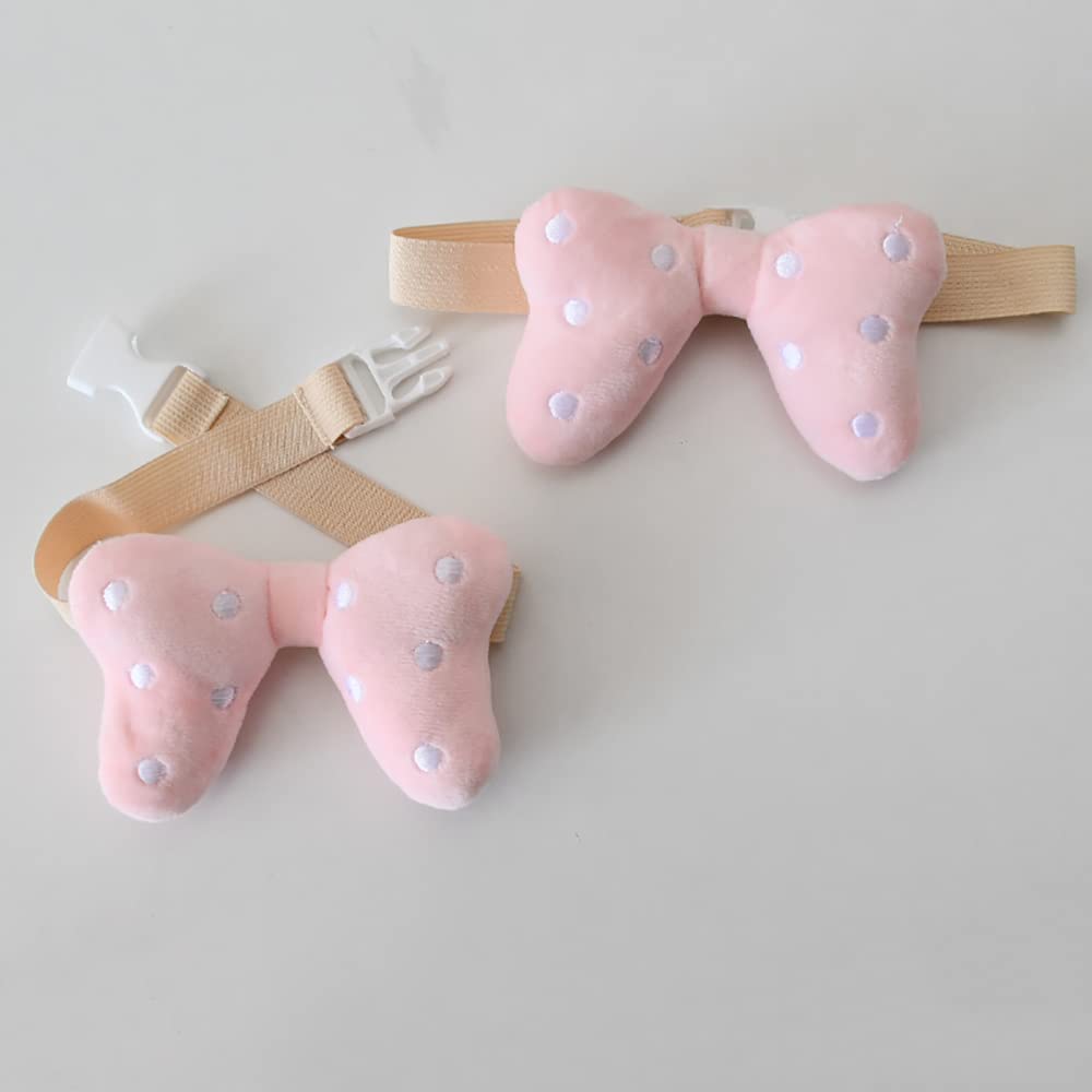 ONECHANCE 1 Pair Cartoon Curtain Buckle Tie Back Curtain Holdbacks Plush Animal Curtain Buckle for Kids Child Nursery Room Window Decorations Color Bow — image 1