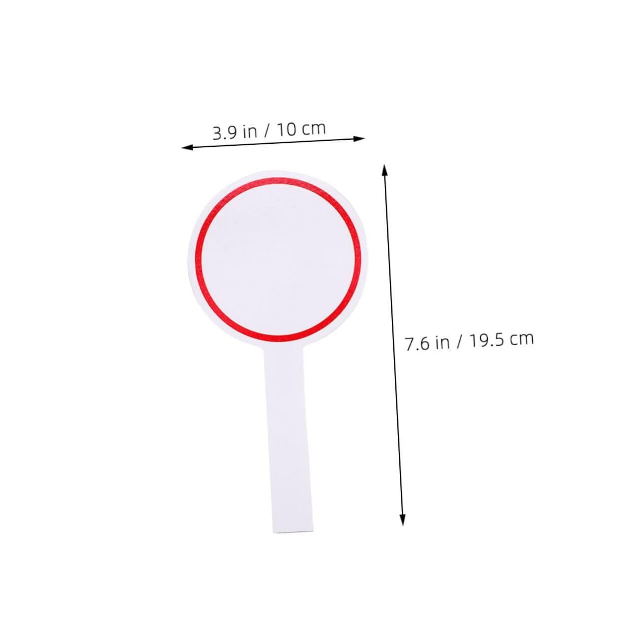 DOITOOL Erasable Scoreboard for Auctions 12pcs Small Dry Erase Paddle Boards Handheld Scoreboard Dry Erase Board