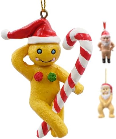 Christmas Naughty Santa Christmas Ornament Decorations 5CM
