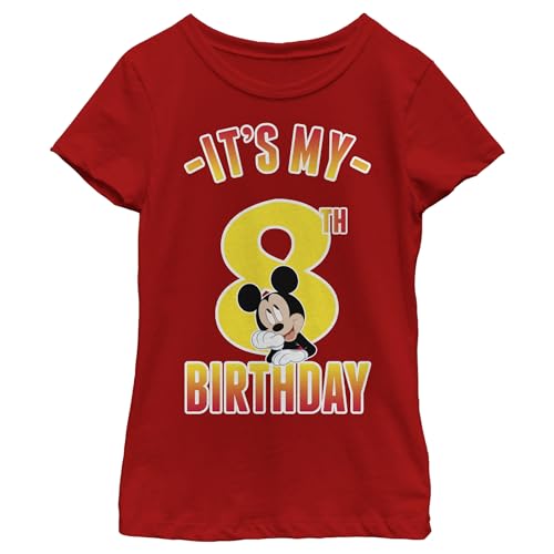 Disney Girl's Hiya Pal 8th Birthday T-Shirt
