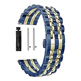 Cong Yi Cinturino in acciaio inossidabile compatibile con Galaxy Watch 3 LTE 41mm 45mm Cinturino Bracciale for Gear Sport/S2 S3 42mm 46mm 20mm 22mm Cinturini(Silver 1,Gear S2 Gear Sport)