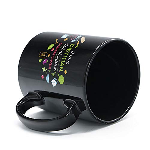 Dietitian Coffee Mug. Dietitian Gift 11 Oz. Black #TOP2