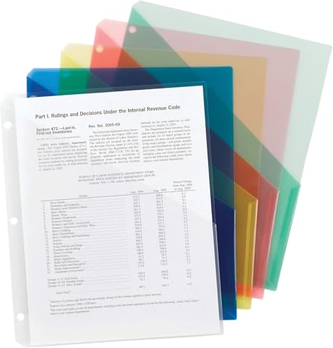 Smead Plastic Binder Pocket Slash File Jacket, Assorted Colors, 30 Count by SMEAD - Used condition - US$10.93