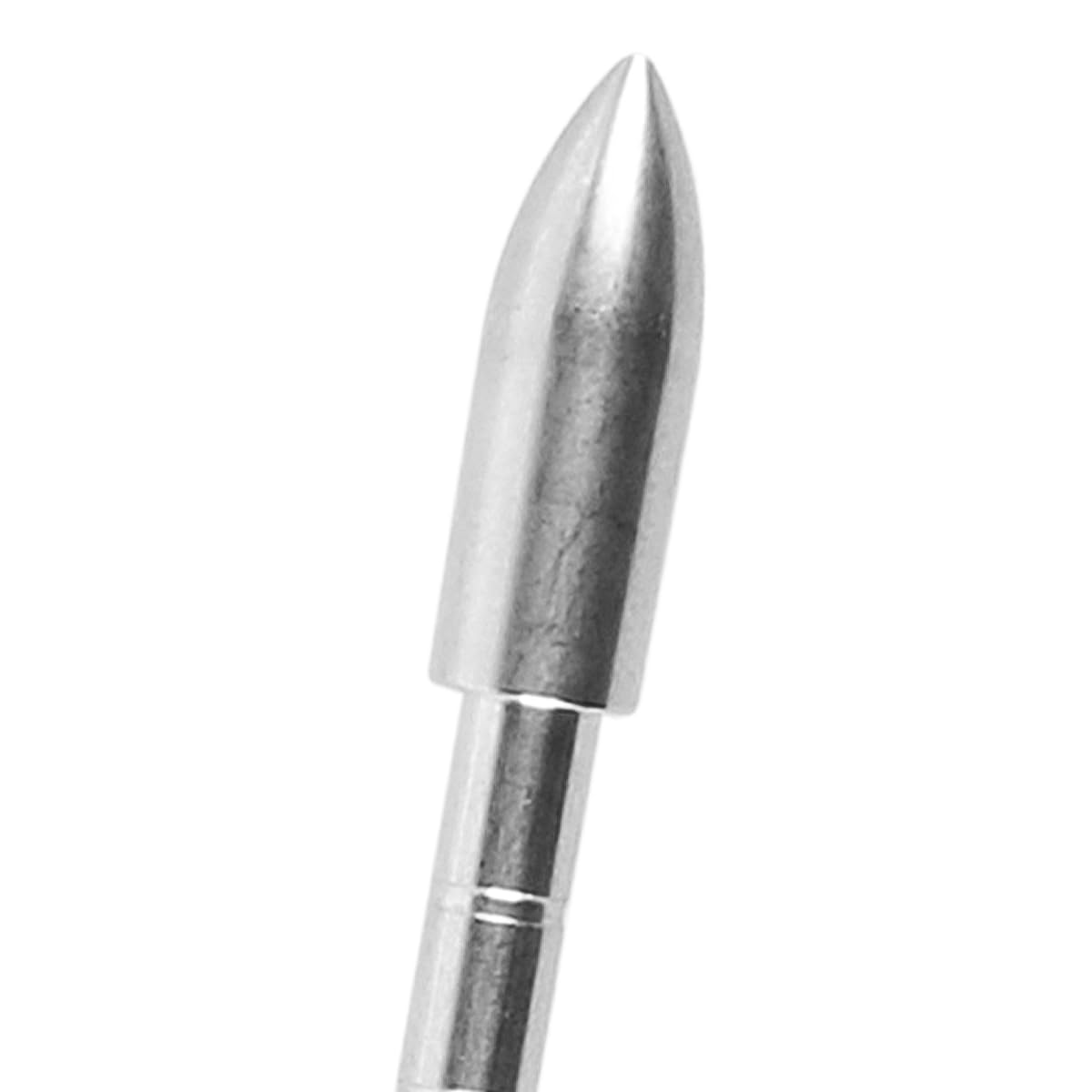 Sarini Pointe de flèche d'interpolation de 4,2 mm, Pointe de flèche en Acier à 120 Grains pour tir à l'arc à flèche ID 4,2 mm, Support de flèche et Accessoires d'arbre