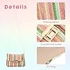 Ynport Crefreak Sac à Bandoulière en Paille Rayé pour Femmes - Petite Pochette en Rotin de Plage Bohème d’été élégante pour les Vacances #3