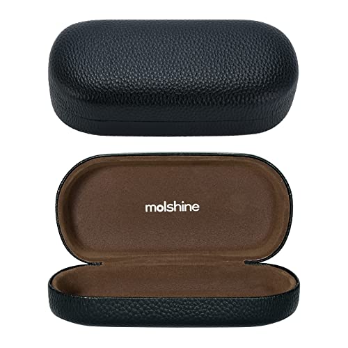 Molshine Hard Shell Sunglasses Case,Classic Large Glasses Case For Women Men