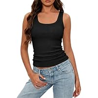 MAPICK Ribbed Knit Camisole Top