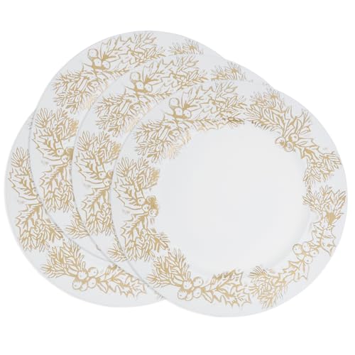 Platos Decorativos Redondos Fennco Styles 13 pulgadas Set 4 miniatura 1