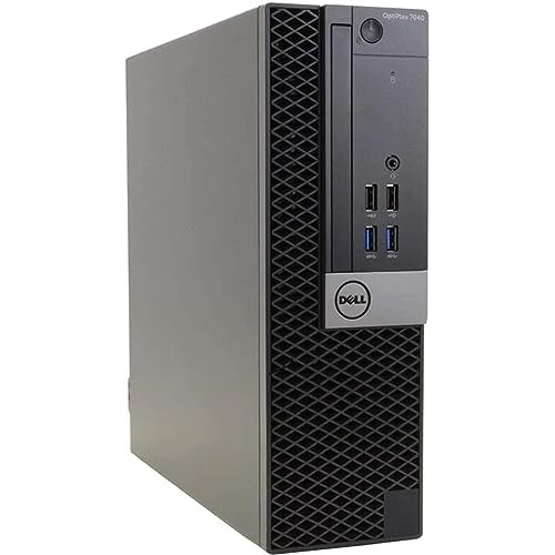 Dell OptiPlex 7040 Desktop Computer PC, Intel Core i7-6700 Processor up to 4.0 GHz, 16GB DDR4 RAM, 256GB M.2 NVMe SSD, Built-in Wi-Fi, Bluetooth, Windows 11 Pro - (Renewed)