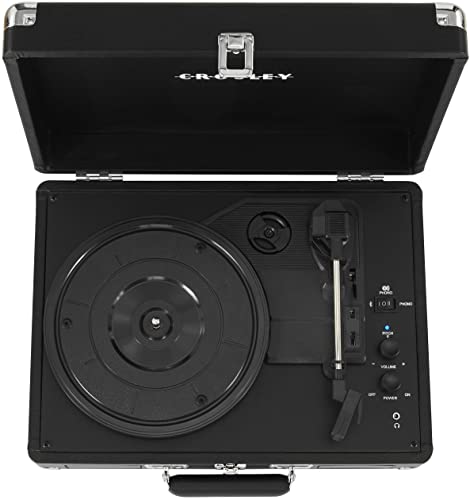 Image of Crosley CR8005DP-BK1 Cruiser Plus Record Player, Black