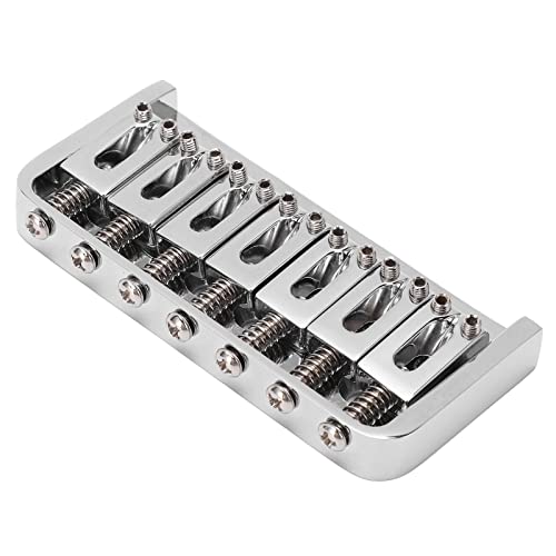 Remplacement du pont du cordier, pont fixe de guitare à 7 cordes, lisse, facile à installer, sensation de confort professionnel pour les luthiers pour instrument à cordes - Les Beatles, Paul McCartney, John Lennon, RIngo Starr, George Harrison Remplacement du pont du cordier, pont fixe de guitare à 7 cordes, lisse, facile à installer, sensation de confort professionnel pour les luthiers pour instrument à cordes