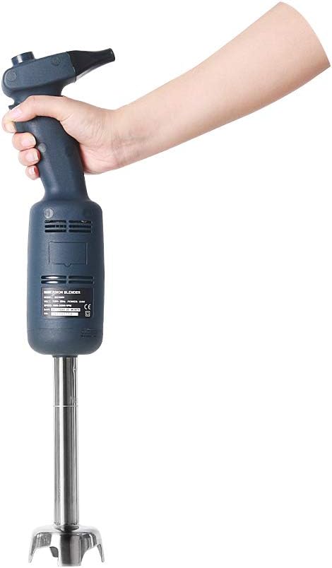 TRUSTME Heavy Duty Kitchen Commercial Stick Blender Electric, Hand Blender 220W/160mm Shaft Variable Speed, with Locking and Safety Button Fitted, Perfect for Mixing Large Volumes of Soups, Sauce