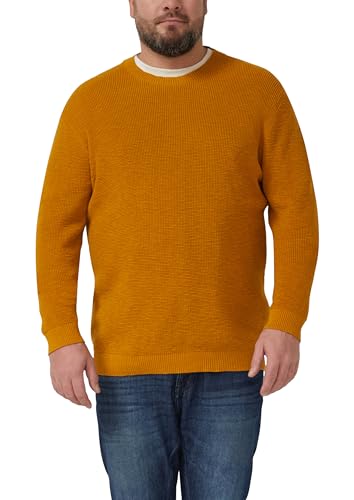 Pull homme s.Oliver 2176952 à motif structuré en coton bleu