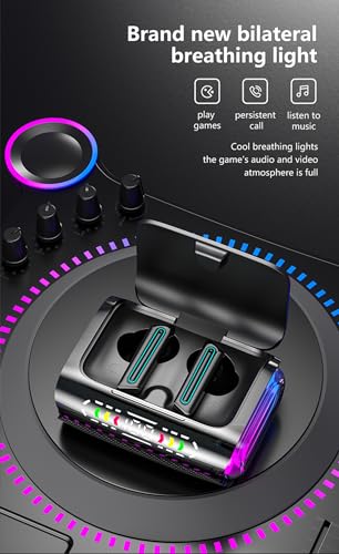 Image of True Wireless Earbuds, 2024 Bluetooth Headphones 5.3 Earbuds, Waterproof Touch Control Ear Buds in-Ear Built-in Mic, with LED Power Display, IP7 Waterproof Earphones Sport Headset - Model 44