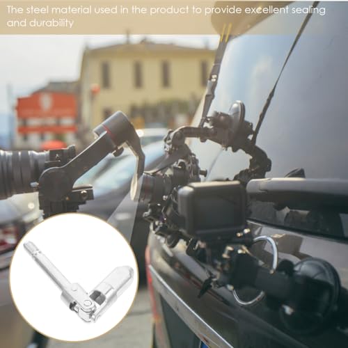 Image of jojofuny Universal Jack Direction Joint Trailer Jack Part with Drop Shaft Steel Cardan Head for Vehicle Lifting and Trailer Supplies