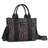 PARAURORA Sac Bandoulière à Main, Moyen Sac Cabas Femme Leopard...