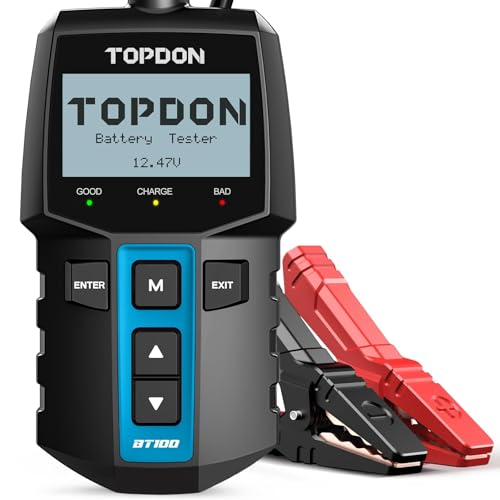 TOPDON BT100 obe[eX^[ 12V obe[`FbJ[ 100-2000 CCA obe[`FbJ[ CCAl Rl  d obe[ff@ ԗp