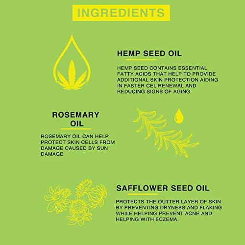 Provence Beauty Hemp Seed Body And Face Oil | Enhanced With Hemp Seed Oil, Safflower Oil And Coconut Oil | Moisturizing And Hydrating Made With Natural Ingredients & Prevents Anti-Aging - 4 Oz #TOP4