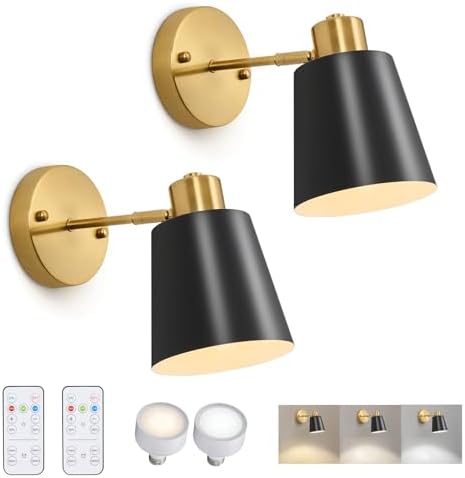 Zlierop Boho Battery Operated Wall Sconce, Wireless Sconces Set Of 2 - View #7