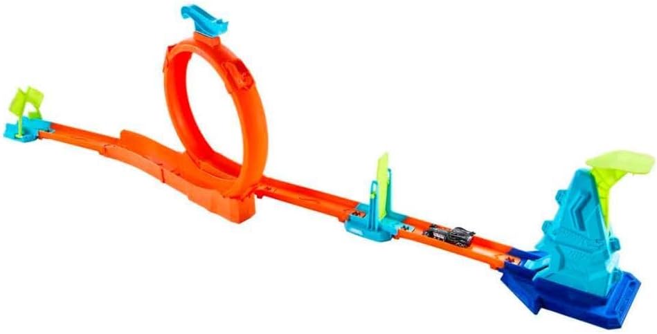 Hot Wheels Stunt Track Loop Flag Finish