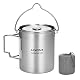 Camping Topf Lixada Edelstahl Titan Tasse 750ml