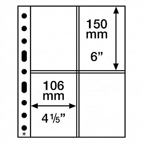 Pochettes de rangement Leuchtturm SH 312 pour classer vos souvenirs
