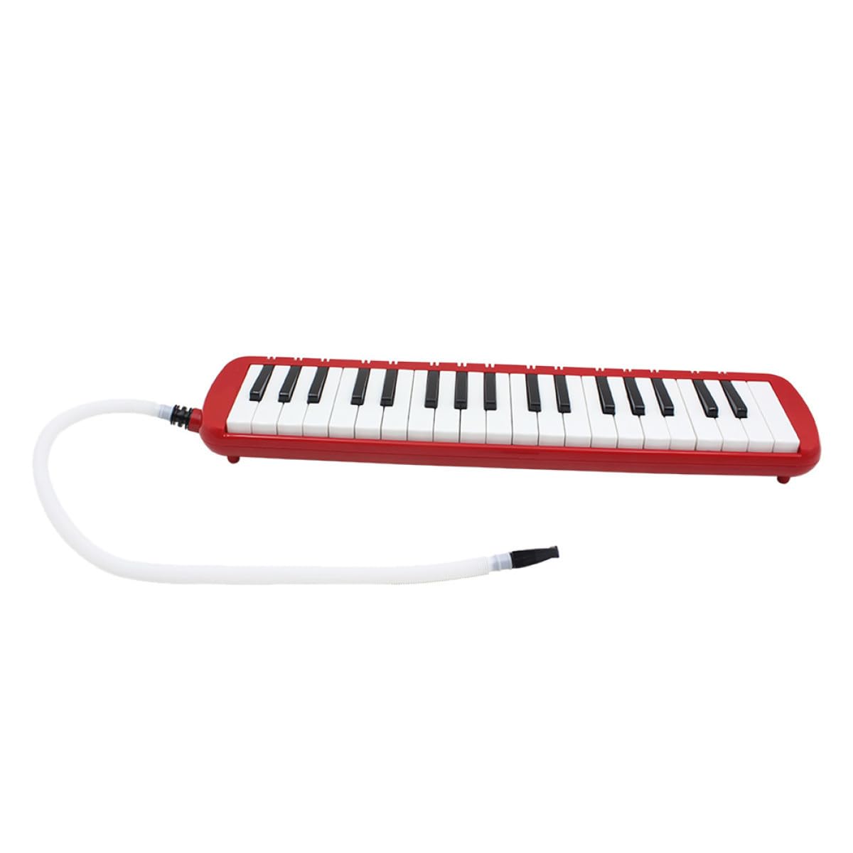 Toddmomy Mélodica Touches avec Étui Instrument Musical et Pratique pour Débutants et Amateurs de Musique Rouge