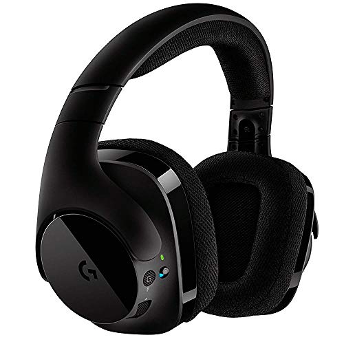 Headset Gamer Sem Fio Logitech G533 7.1 Dolby Surround com Drivers de Áudio Pro-G e Bateria Recarreg