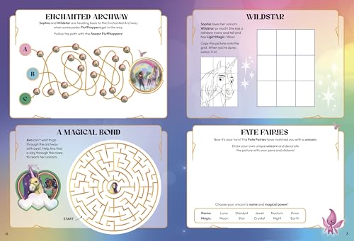 Unicorn Academy: Sticker Activity Book: With over 100 magical stickers