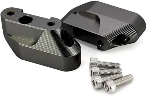 CKYDFE Lenkererhöhung Für BMW Für R1200RS 2015-2020 Für R1250RS 2019 2021 R1200 Zubehör Clamp Zurück Bewegen Halterung Motorrad Lenker Riser(Schwarz)