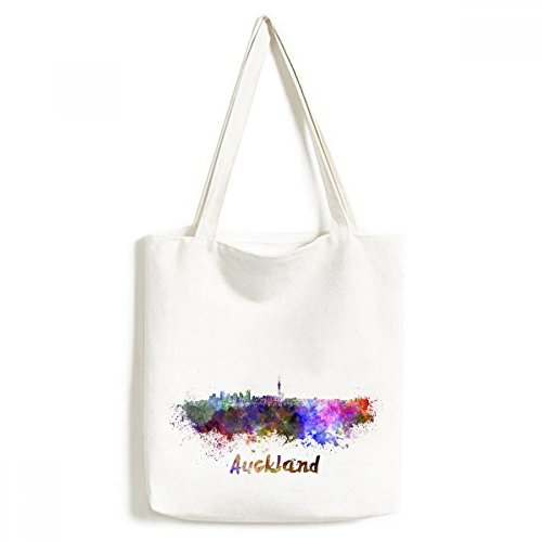 Sac de course en toile lavable multicolor DIYthinker 33x40cm pour le quotidien