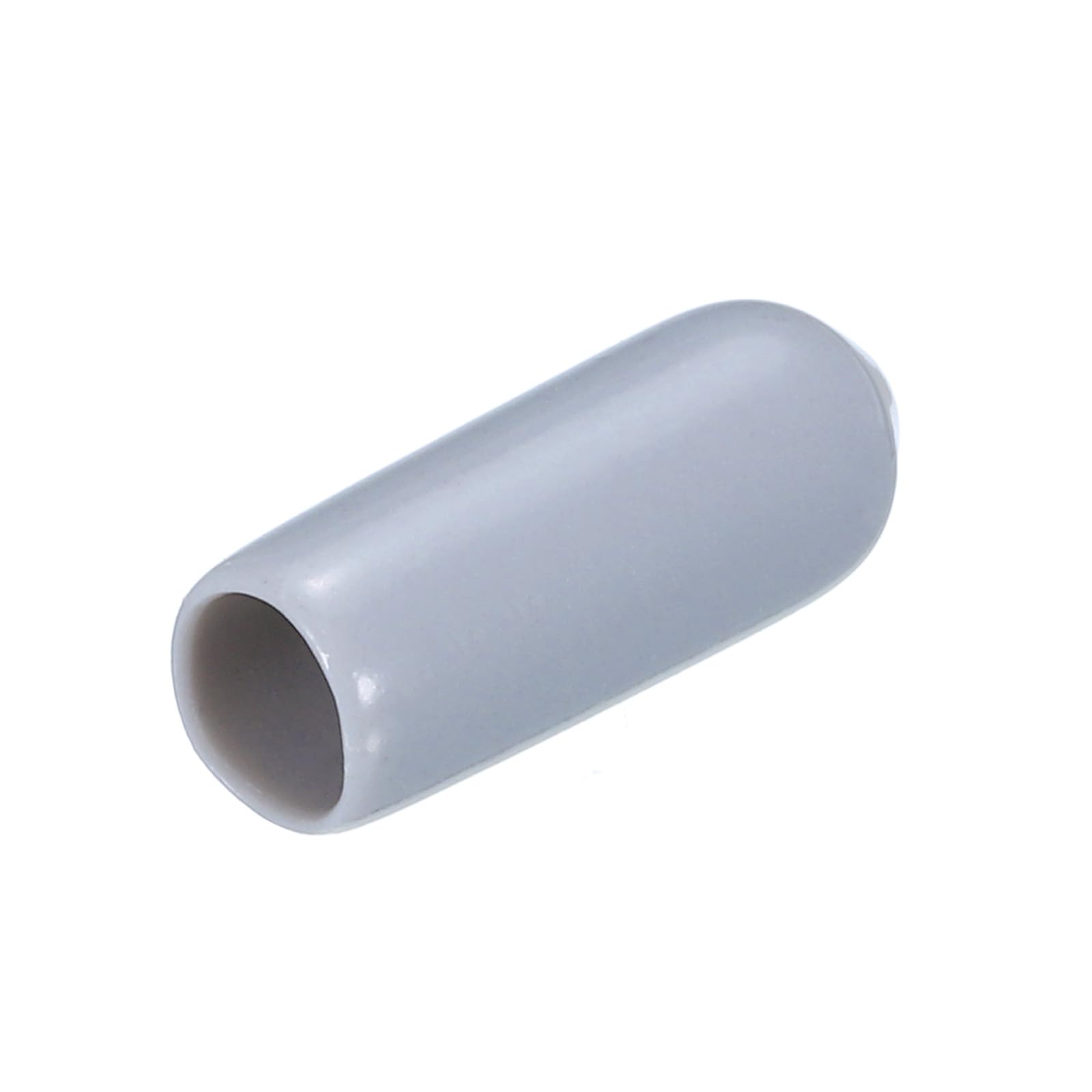 uxcell 20pcs Rubber End Caps 5mm(3/16") ID Vinyl PVC Round Tube Bolt Cap Cover Screw Thread Protectors Grey