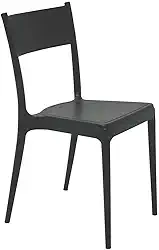 Cadeira Tramontina Diana Eco em Polipropileno e Fibra de Vidro Preto