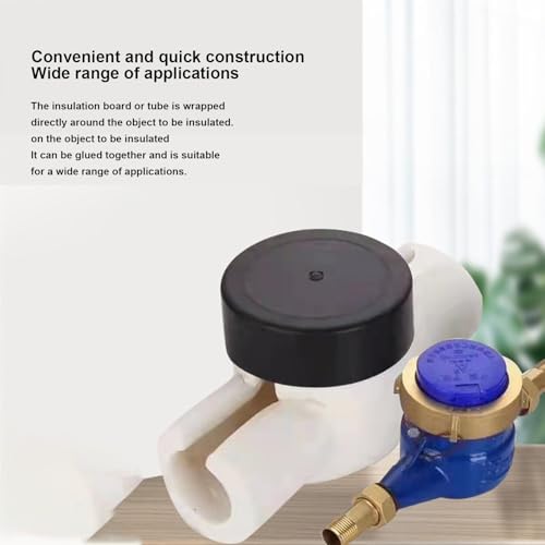 Compteur eau gelé solution avec cette housse d'isolation étanche pour robinet - 5