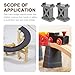 SAFIGLE 6pcs Train Bridge Pier Track Railway Accessories：Elevation Support Blocks for Toy Sets Compatible with Major Wooden Train Brands Ideal for Creative Play