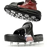 Premium Spike Shoes for Epoxy Flooring – 16 Durable Heavy-Gauge Steel Spikes with Heavy-Duty Non-Slip Design for Safe Walking on Resin, Concrete & Leveling Compounds – US X-Large Size (11-16)