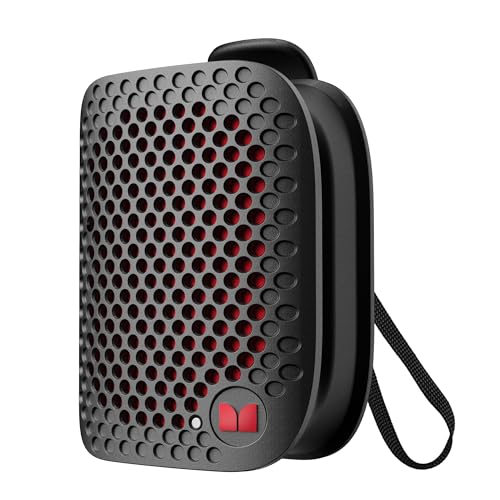 Monster BLASTER MICRO Bluetooth Speaker, Clip on Wireless Wearable Speaker for Hands-Free Calls and...