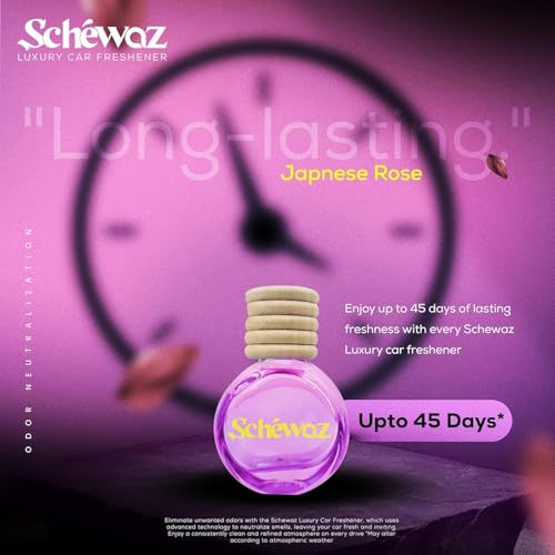 Image of SHIVAJI Wild Berry Car Hanging Perfume with Wooden Cap,Pack of 1 (10ml, JapaneseRose)
