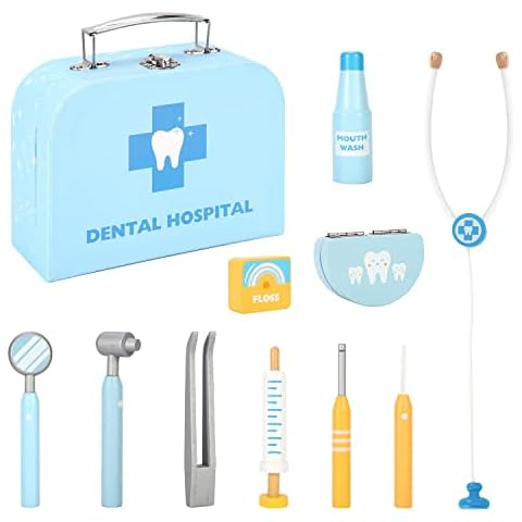 SOKA Wooden Dental Hospital Playset for Kids Cover