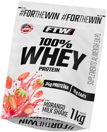 FTW 100% Whey Protein com Proteína Concentrada WPC, para Atletas ...
