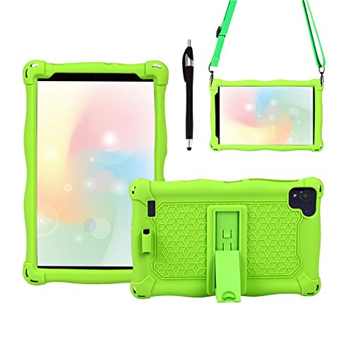 AKNICI-Funda-Antichoque-para-AOYODKG-H8-H6TECLAST-P80Samsung-Galaxy-Tab-A7-Lite-de-87Tab-A-80-2019-T290-T295-T297MatrixPad-S8DUODUOGO-E8Haehne-8-Correa-de-Hombro-y-Lapiz-Tactil-Verde